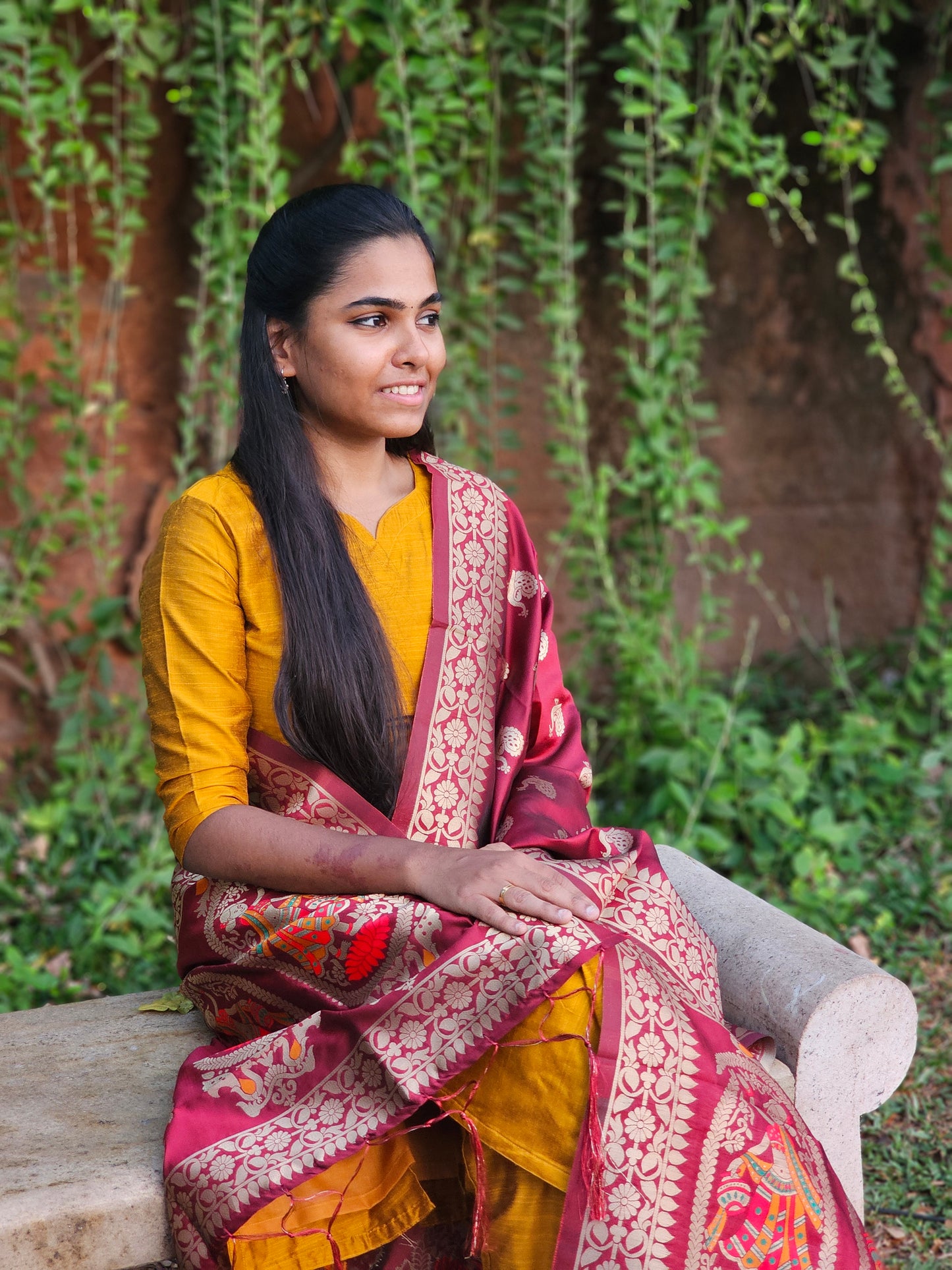 Raw Silk Festive Salwar Set