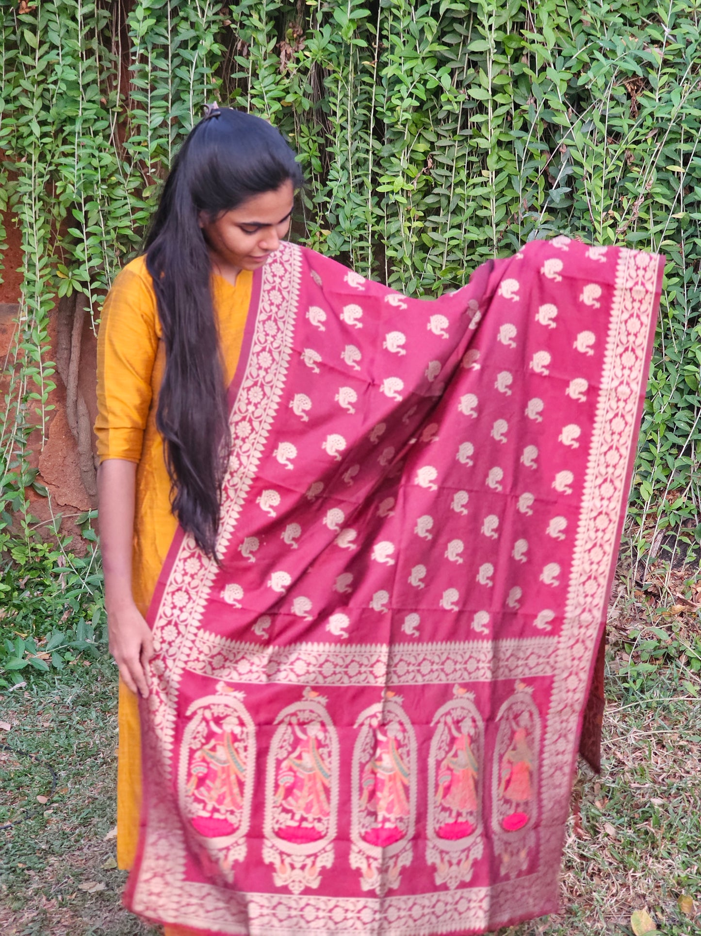 Raw Silk Festive Salwar Set