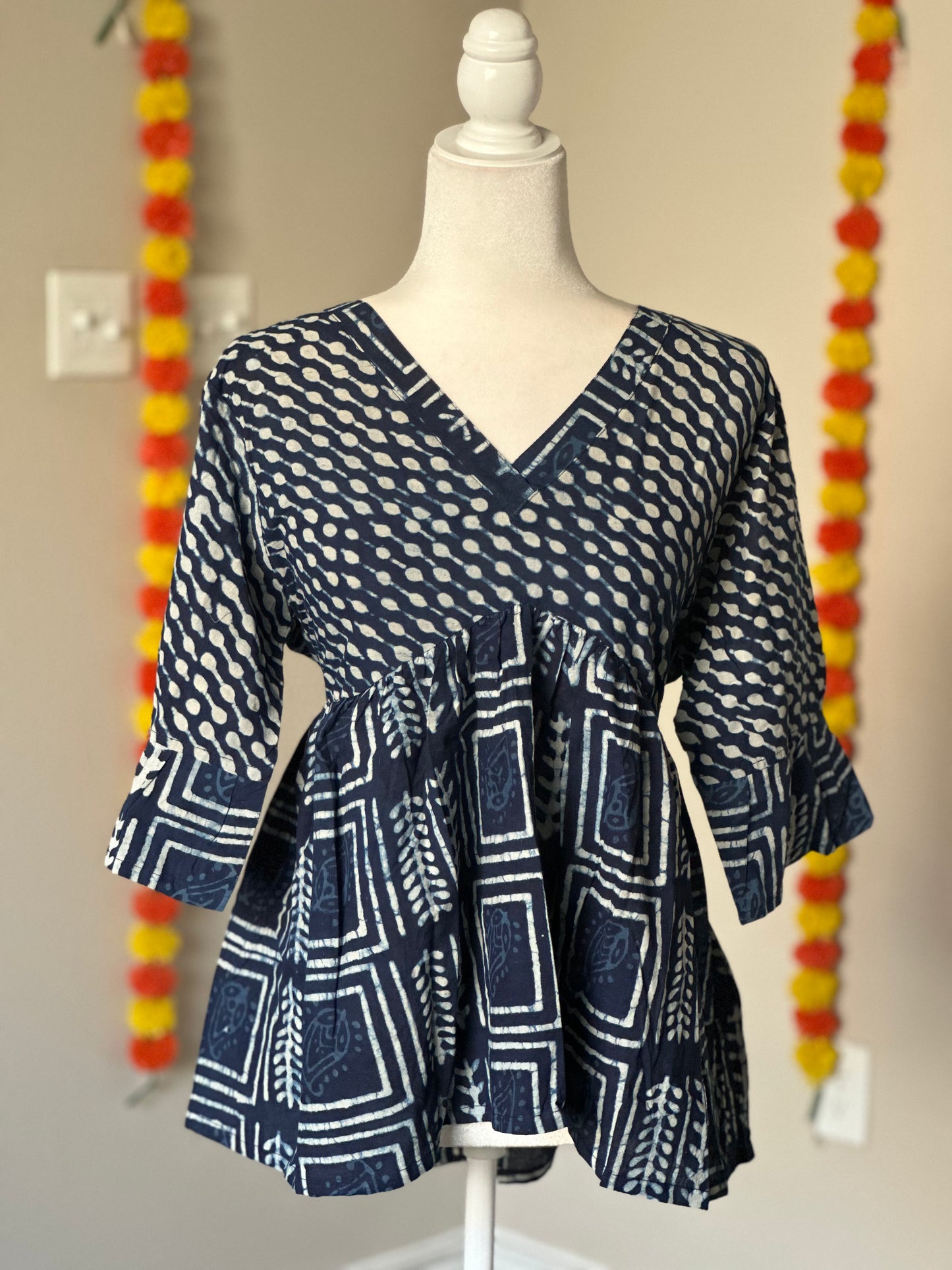 Indigo Peplum style Tunics