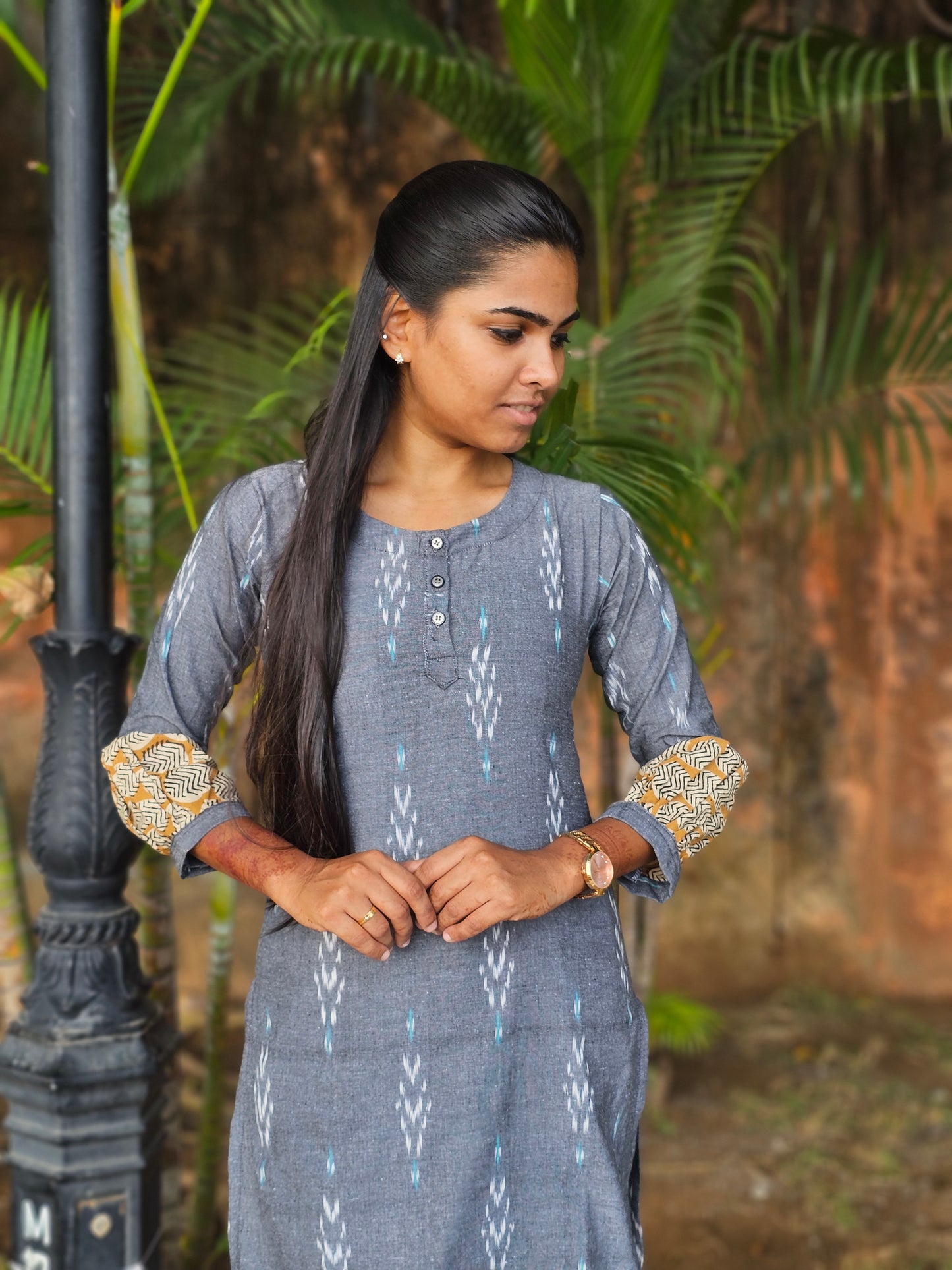 Grey Ikat Coord