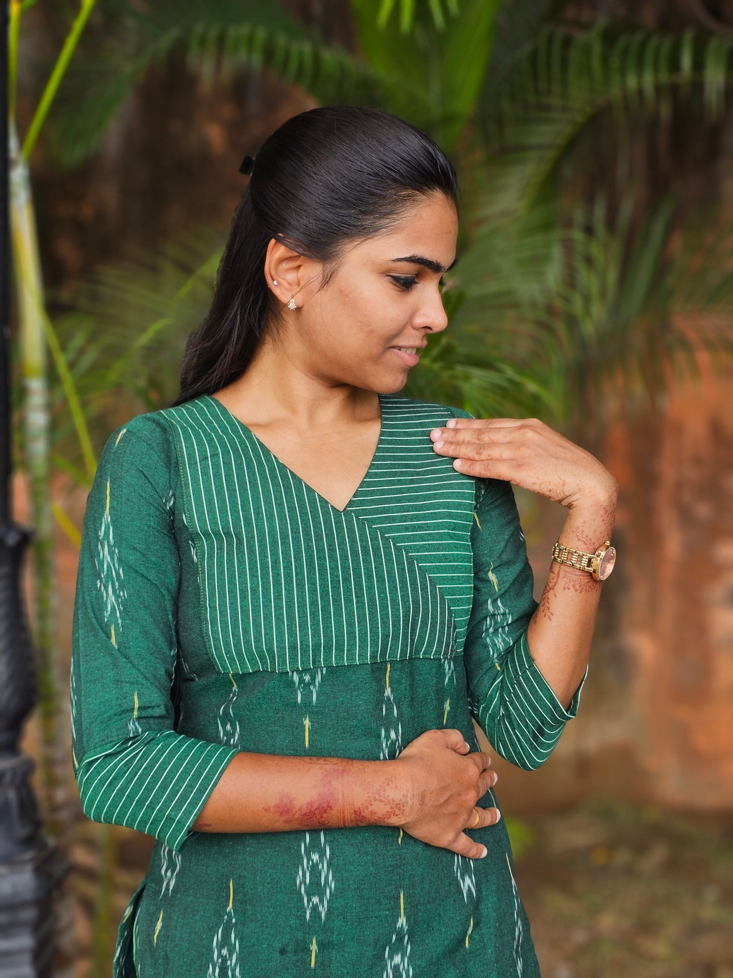 Green Ikat Coord