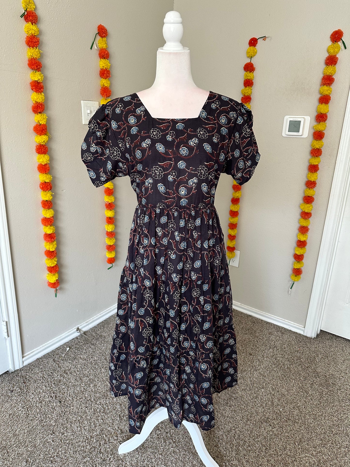 Black cotton summer Dress