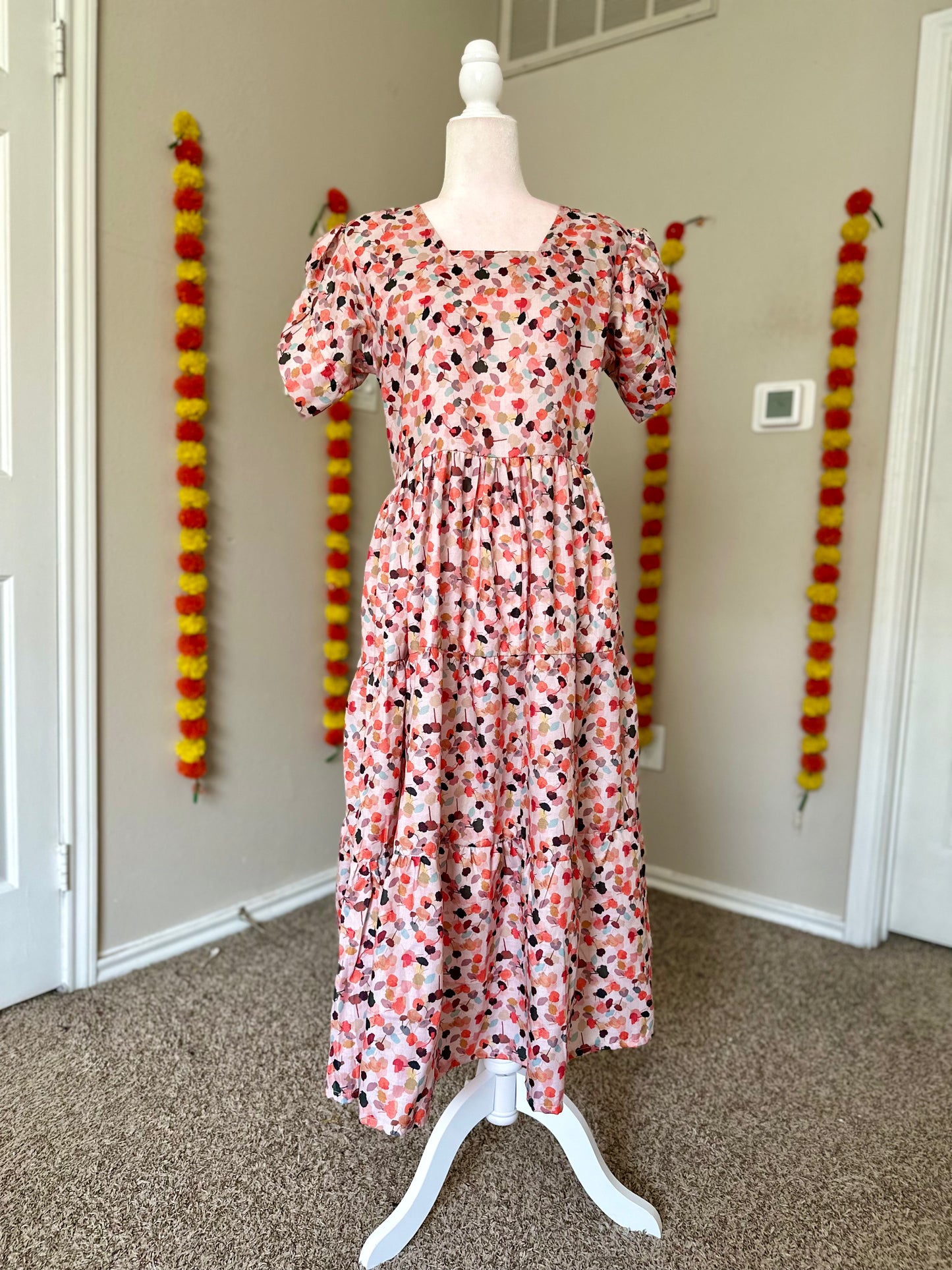 Multicolour cotton summer Dress