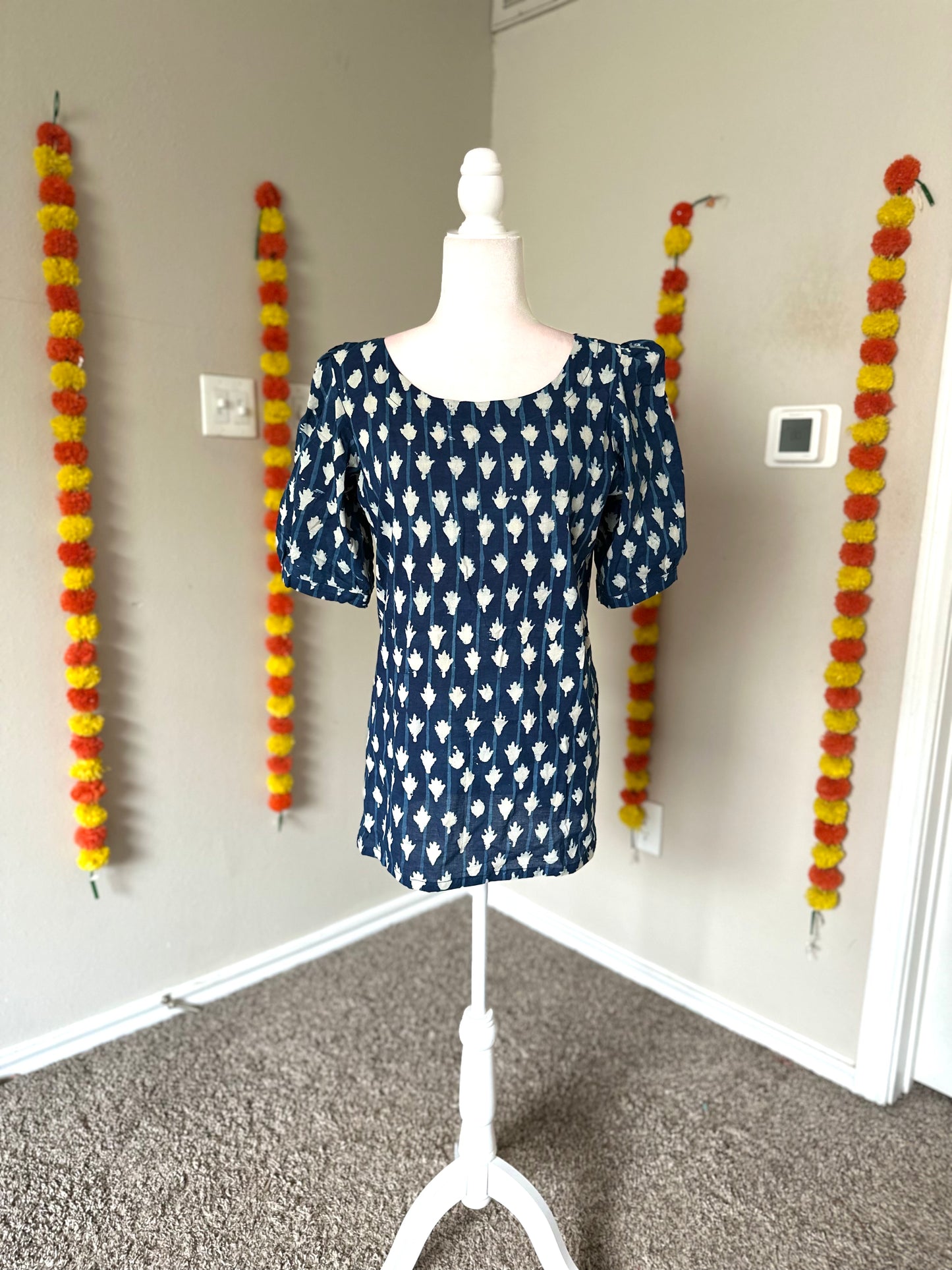 Indigo Cotton Tunic