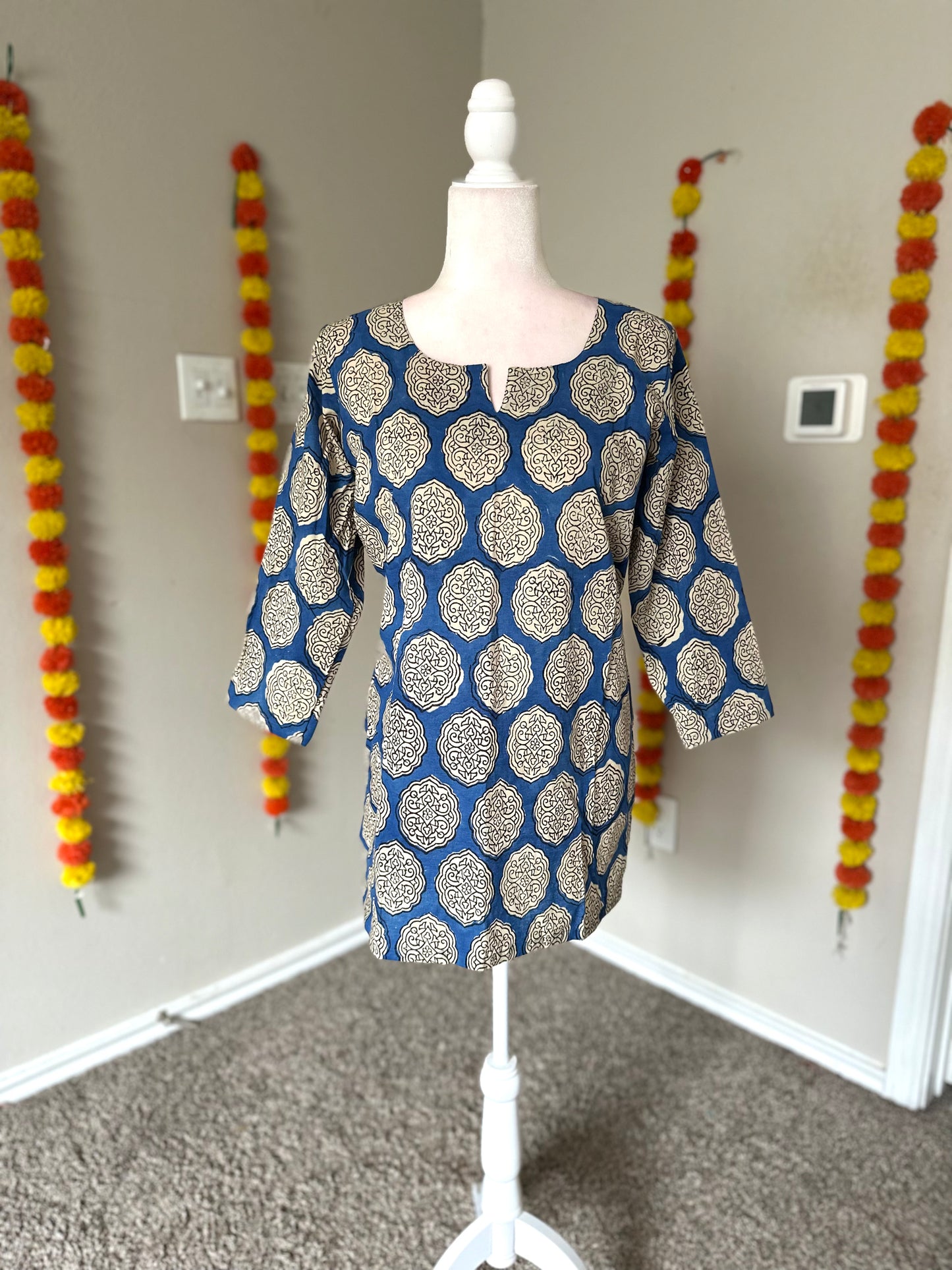 Blue Cotton Tunic