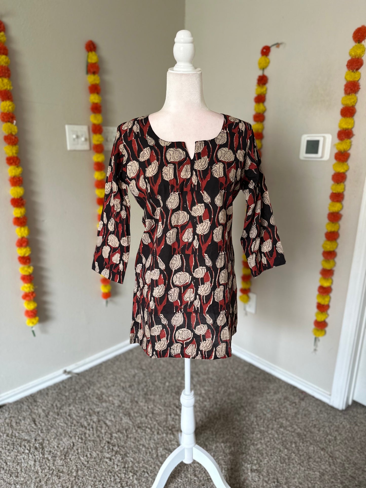 Black Cotton Tunic