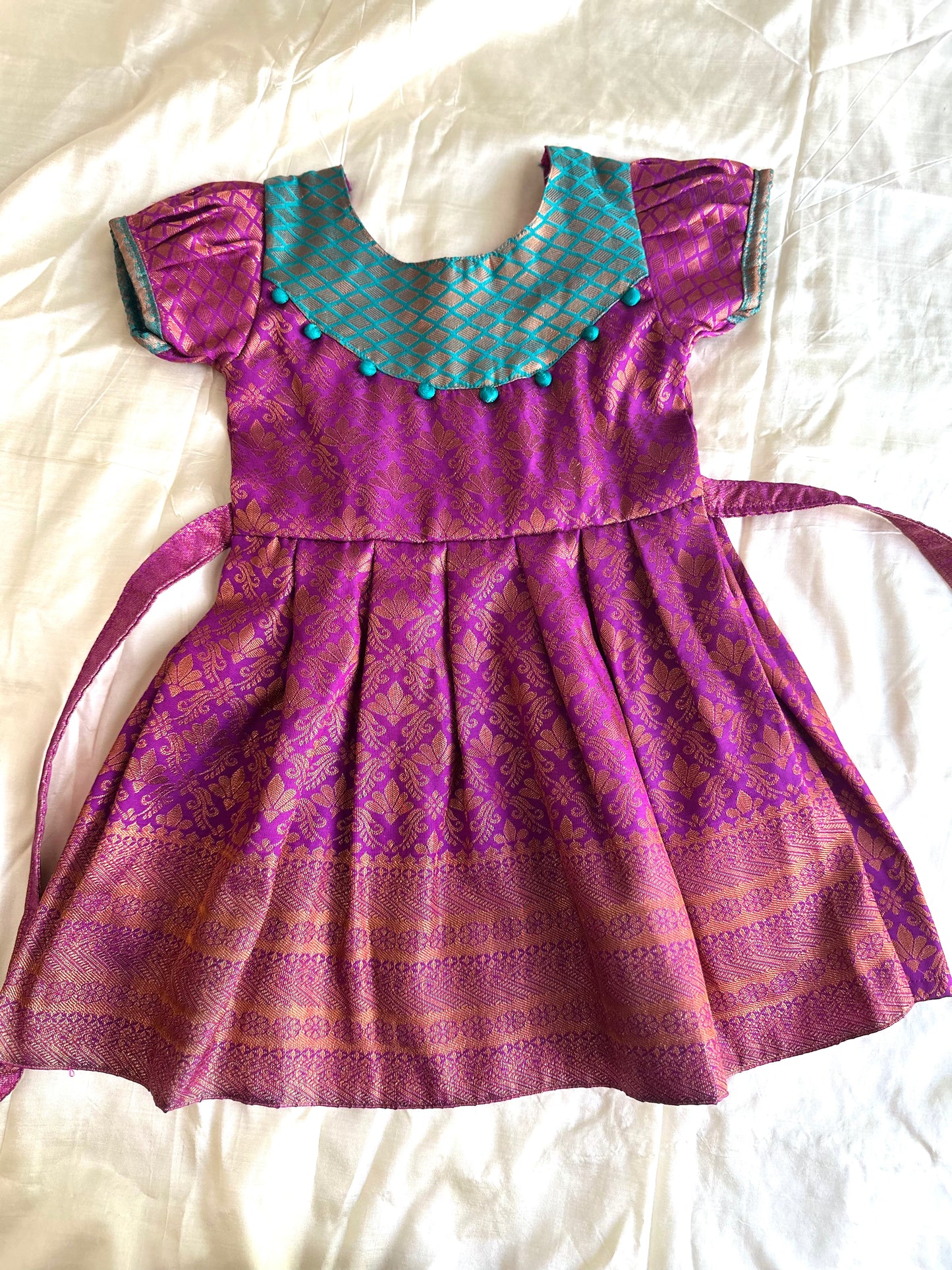 Pink ethnic frock