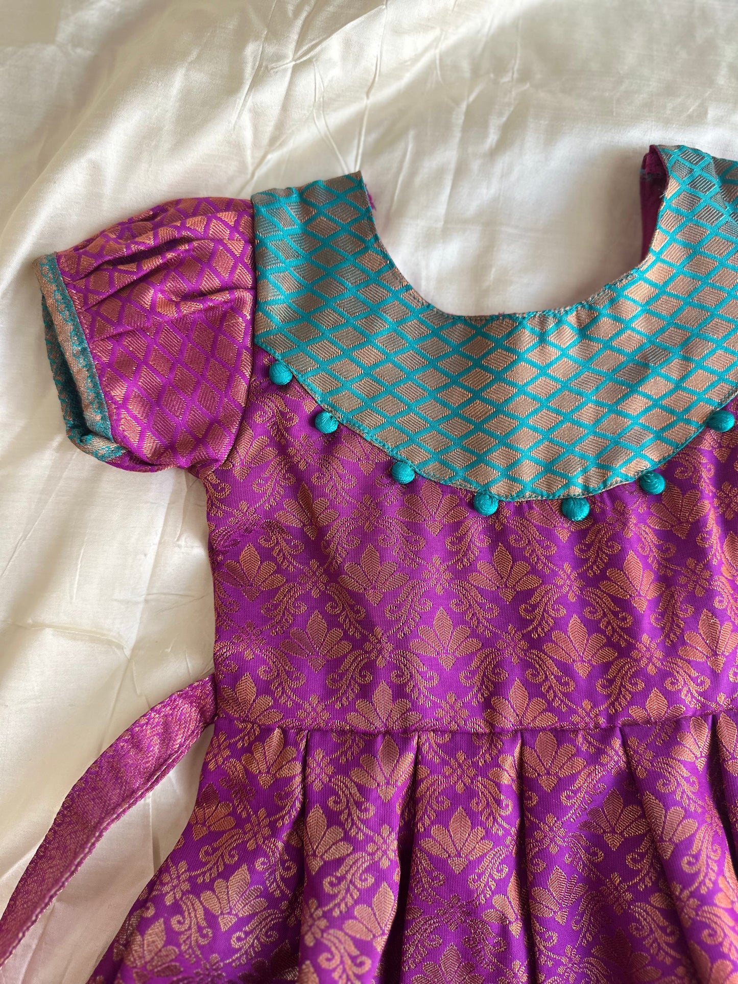 Pink ethnic frock