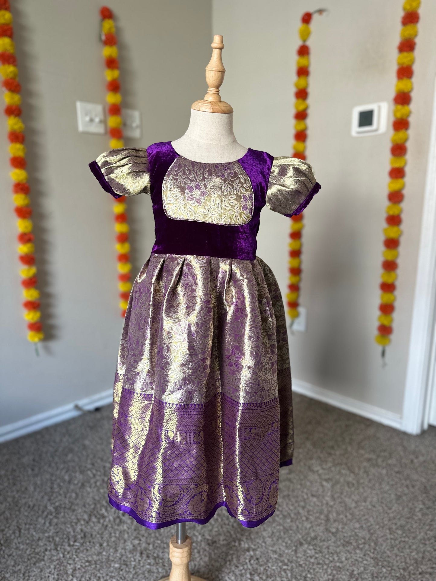 Purple Tissue frock