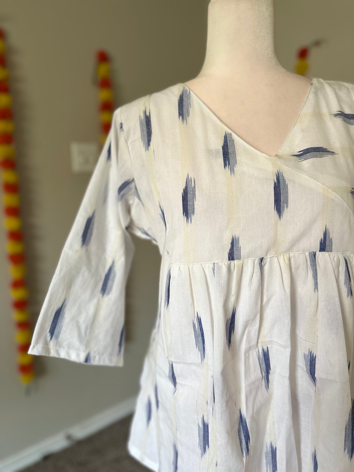 White Ikat Tunics