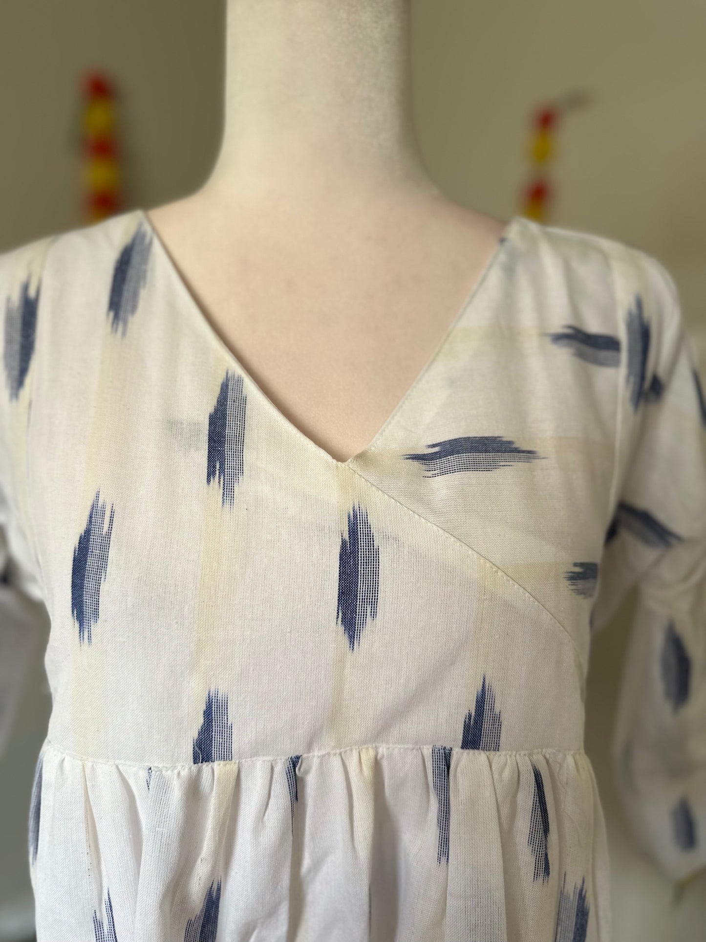 White Ikat Tunics