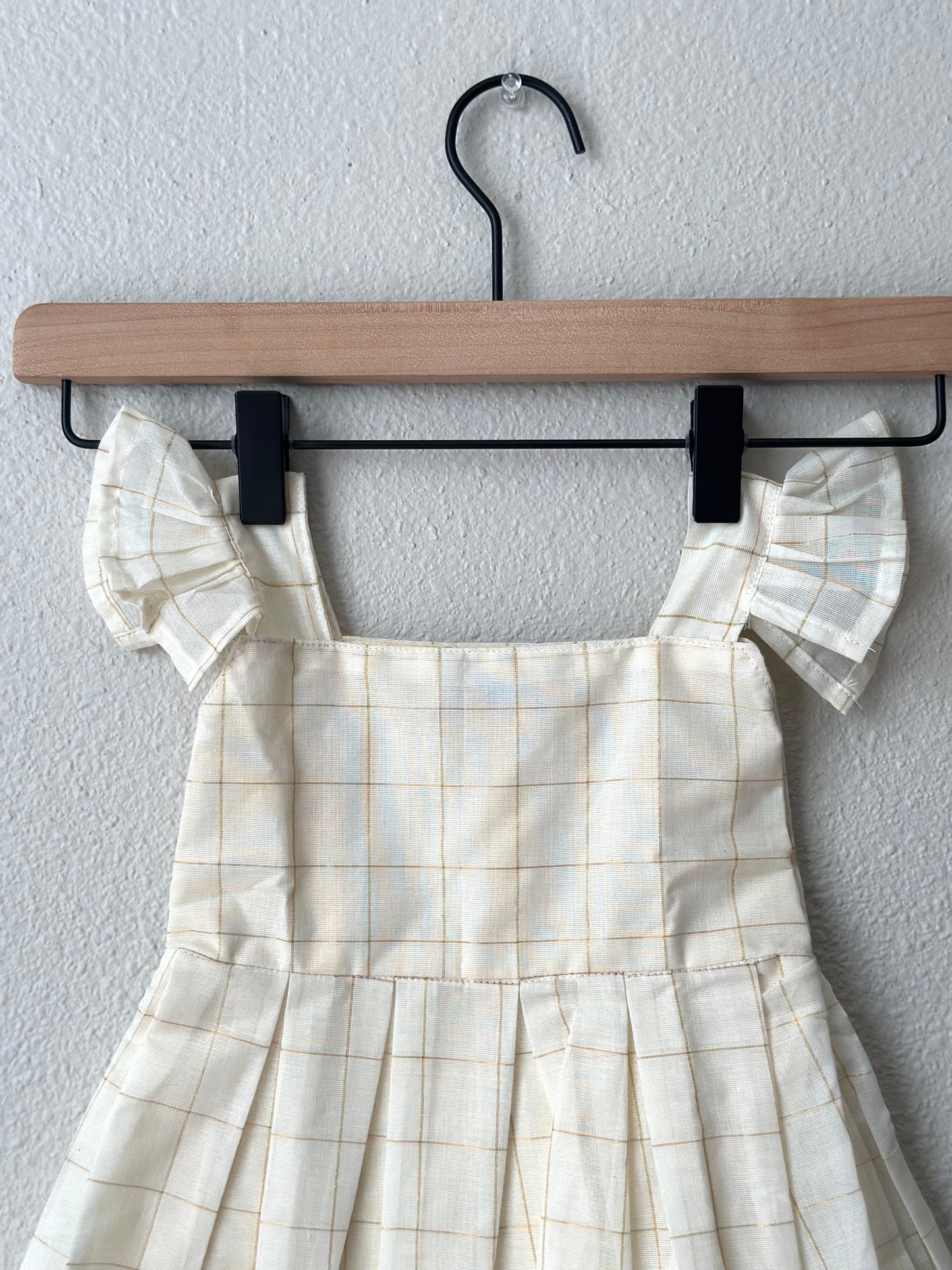 Kerala style Kasavu infants frock