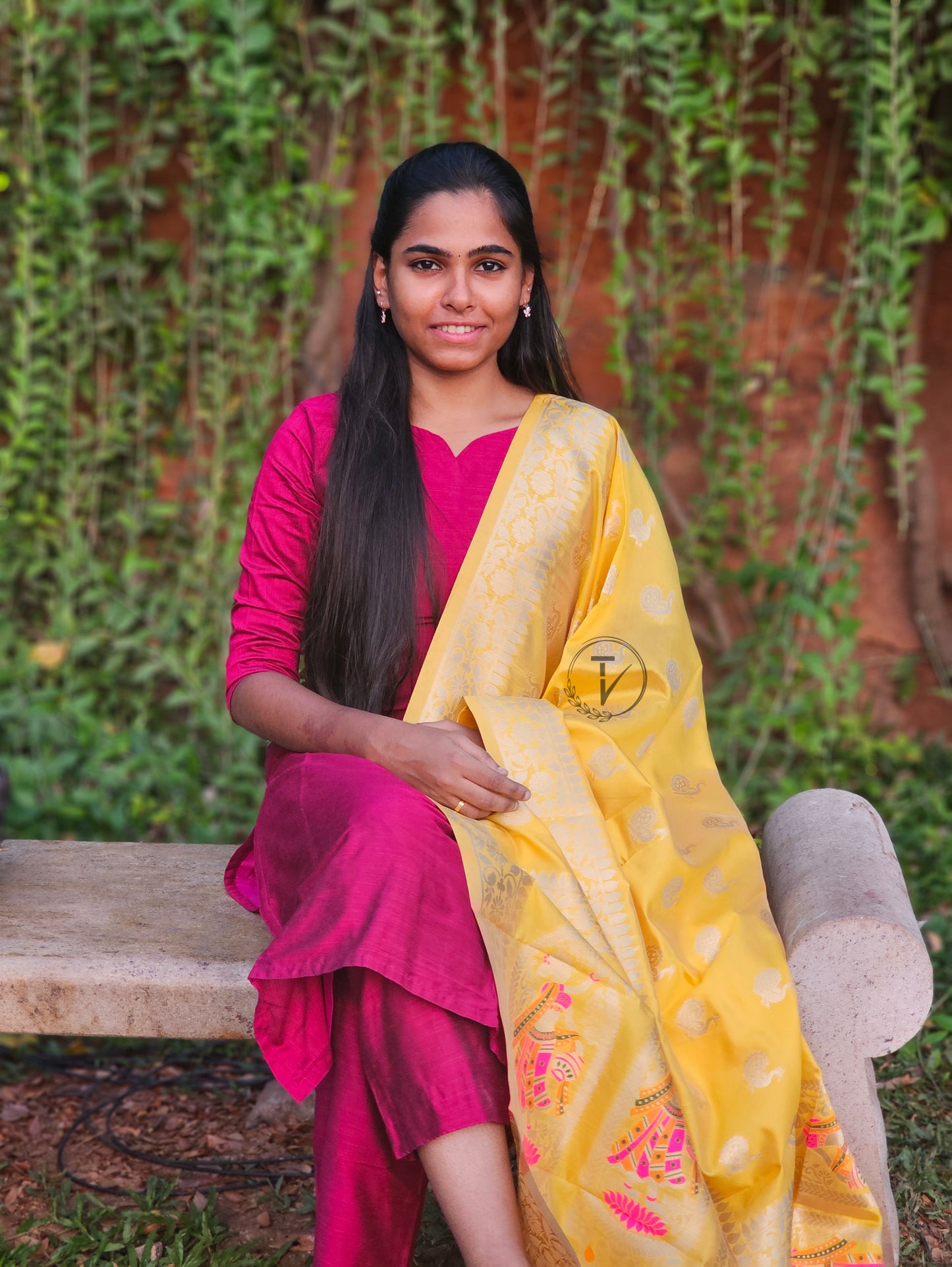 Raw Silk Festive Salwar Set