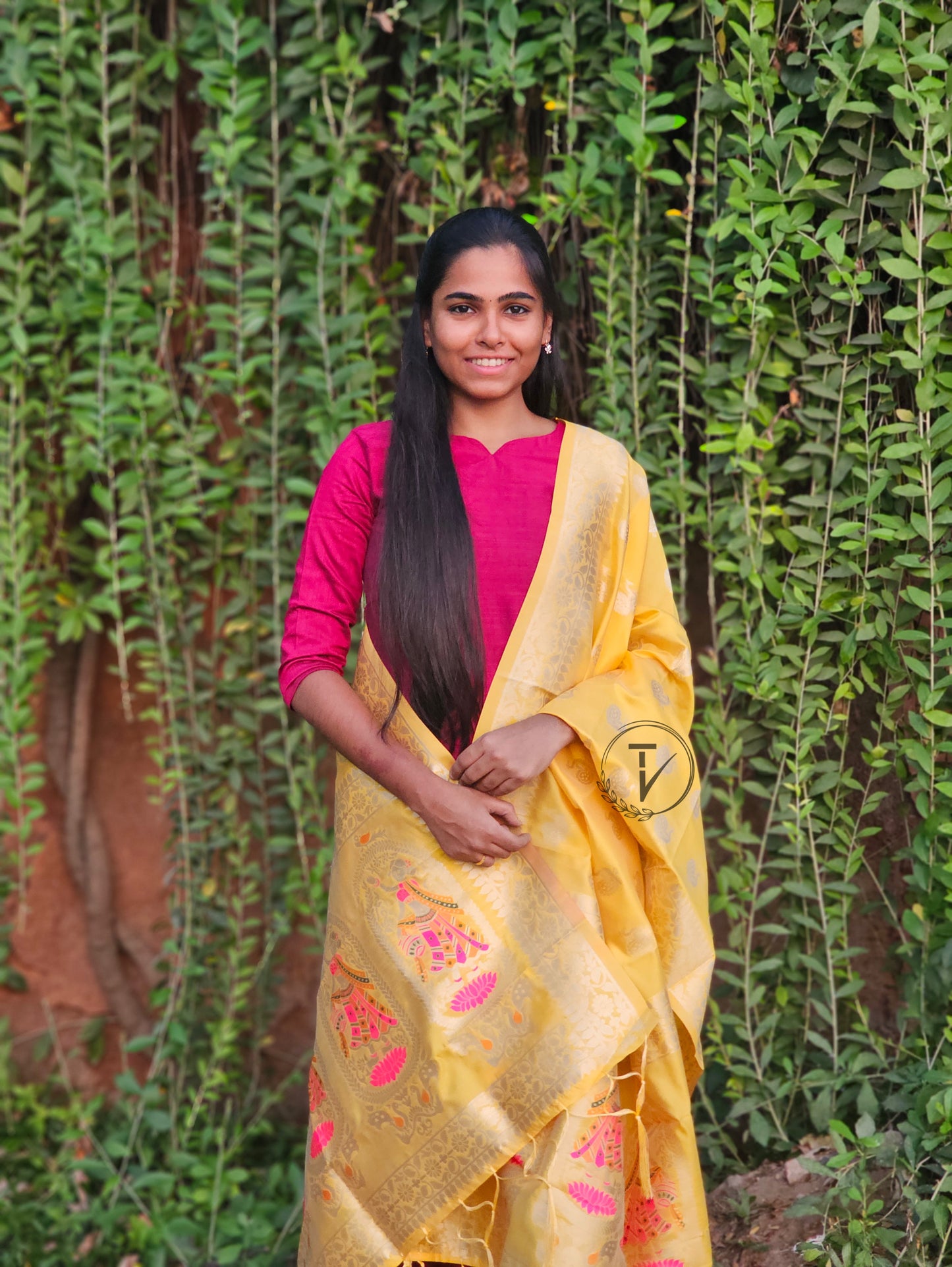 Raw Silk Festive Salwar Set