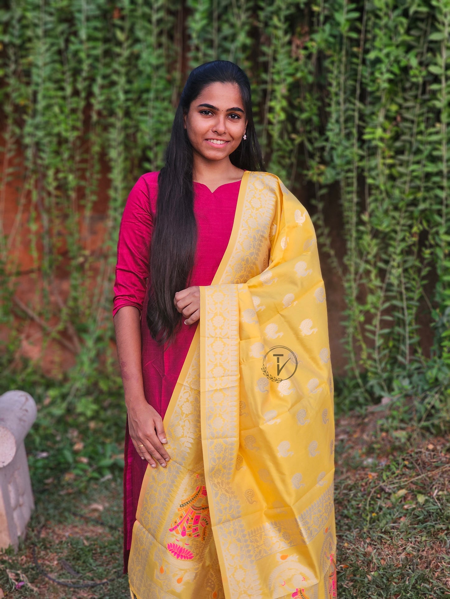 Raw Silk Festive Salwar Set