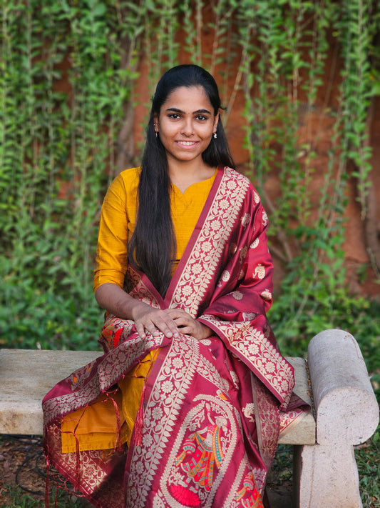 Raw Silk Salwar Set