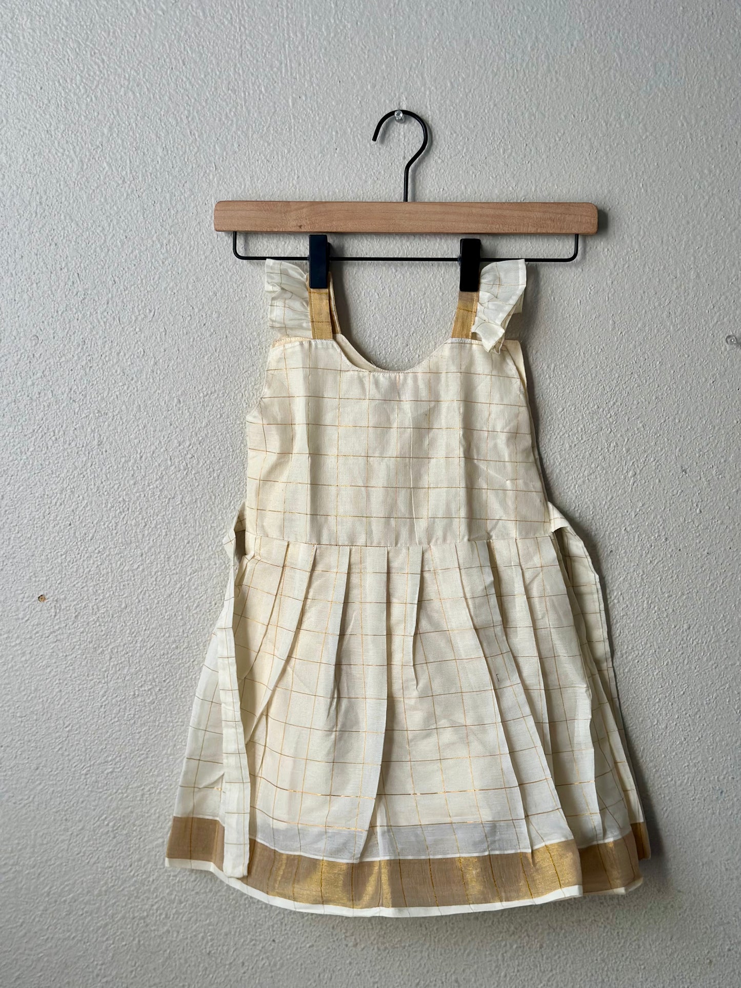 Kerala style cotton infant frock