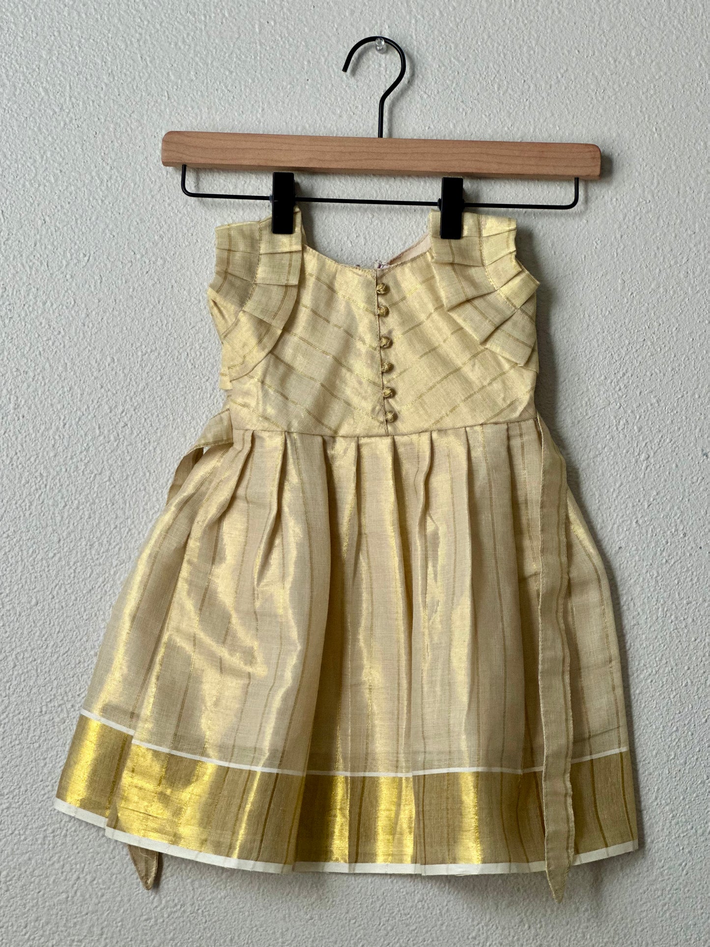 Kerala style tissue infants frock
