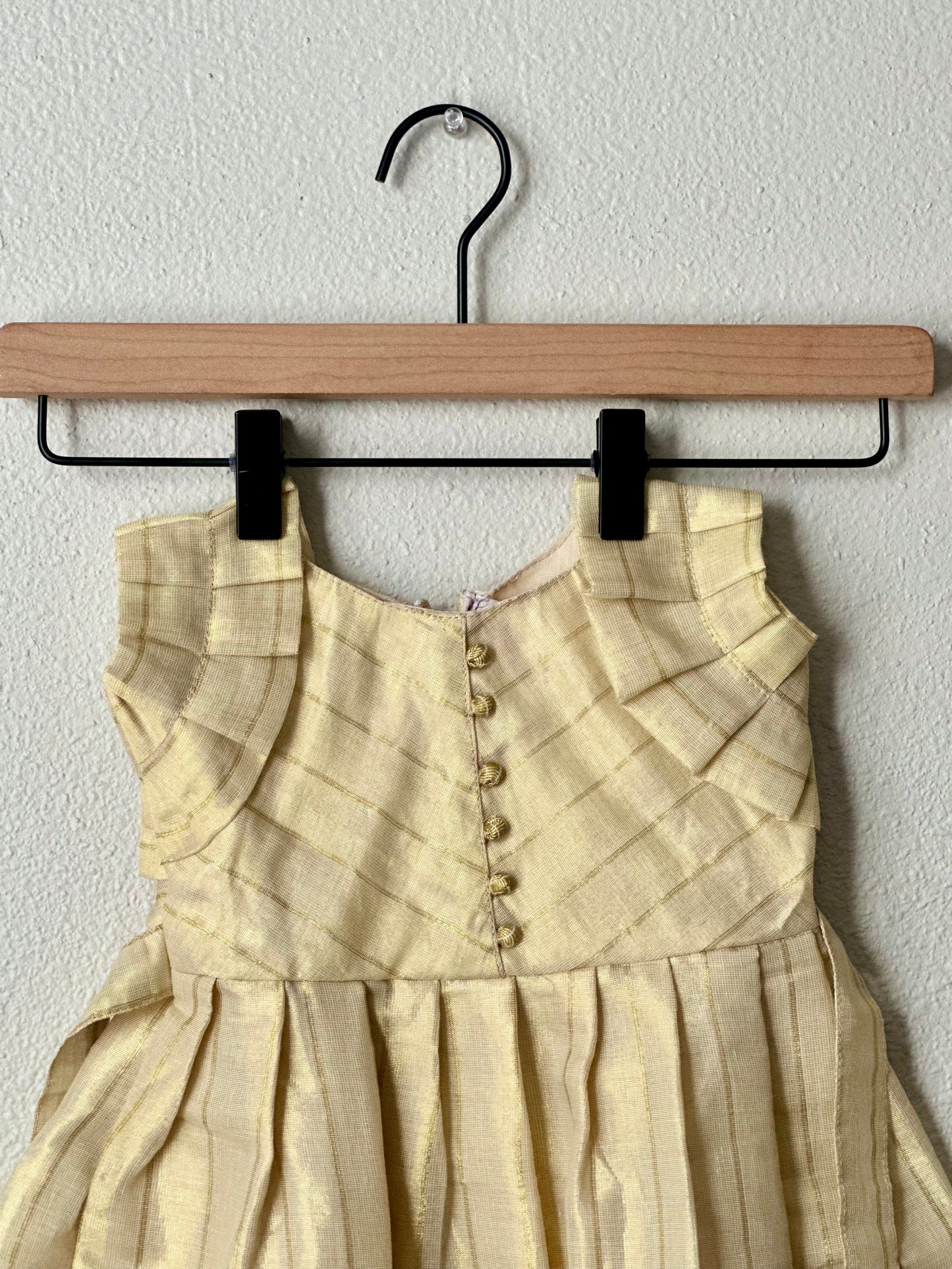 Kerala style tissue infants frock