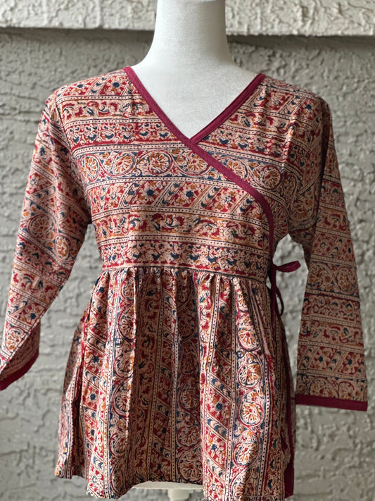 Maroon Kalamkari Tunics