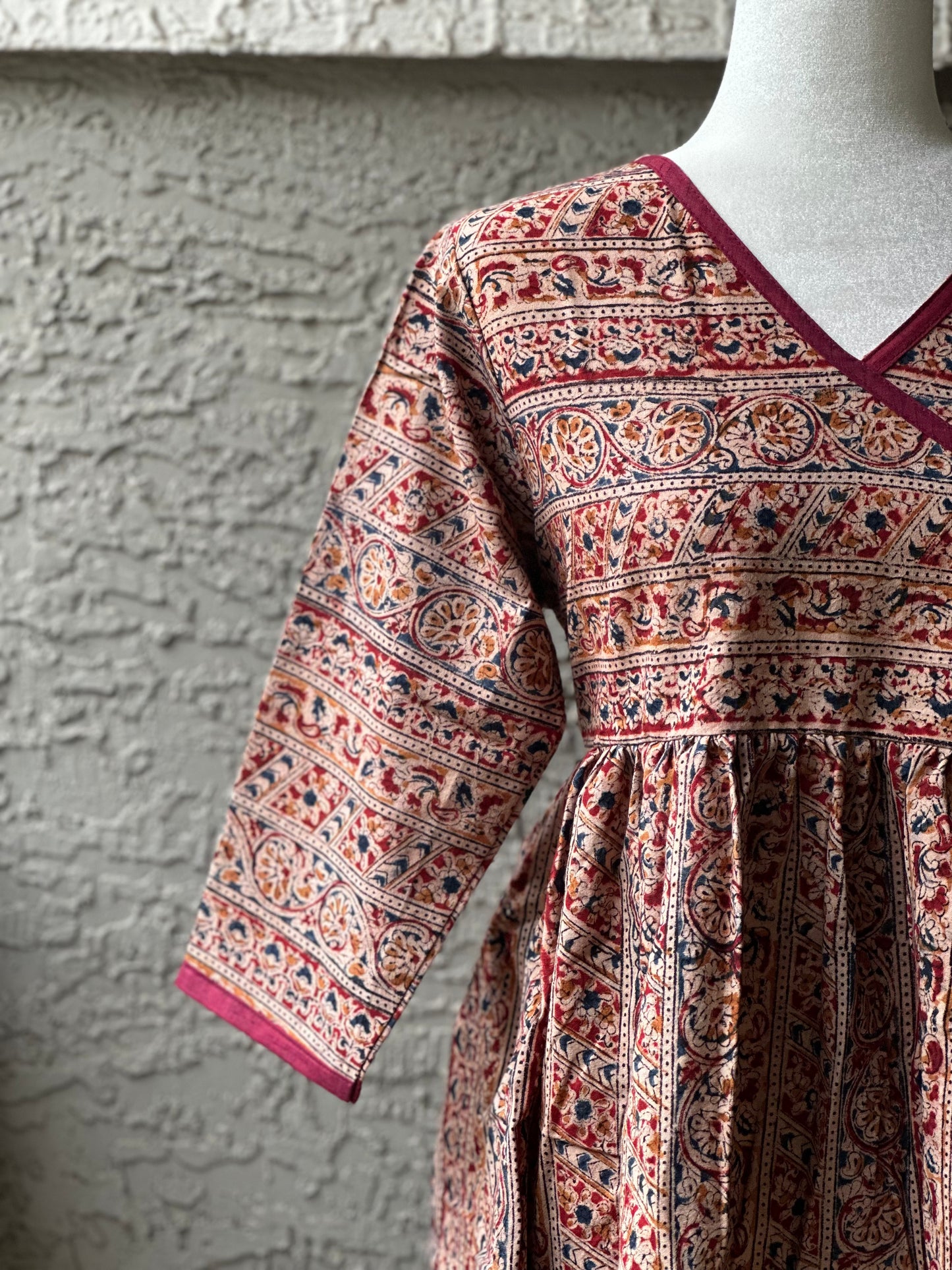 Maroon Kalamkari Tunics