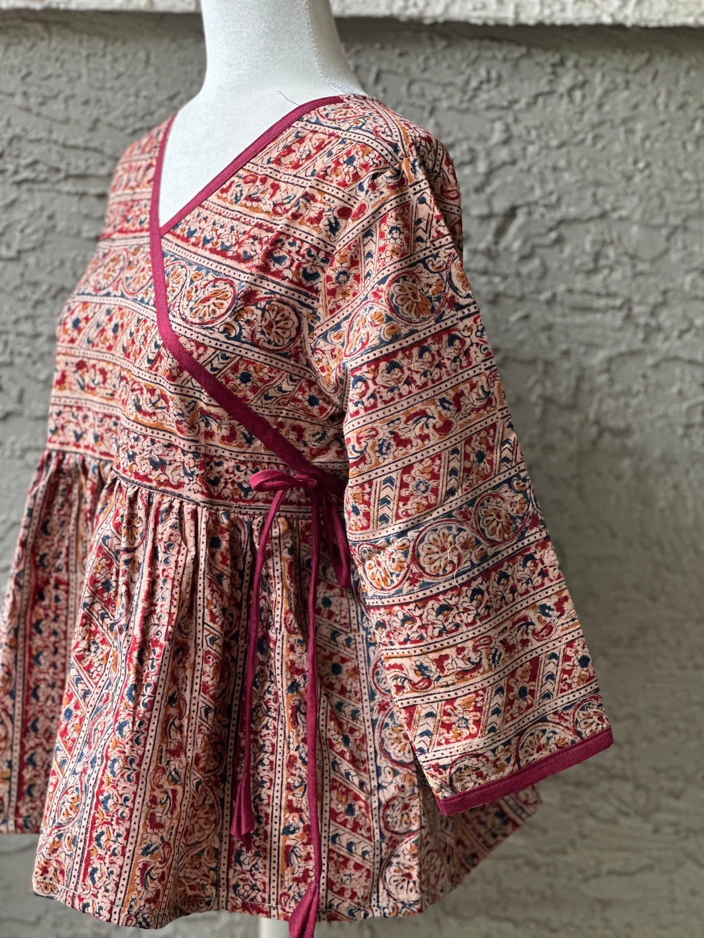 Maroon Kalamkari Tunics