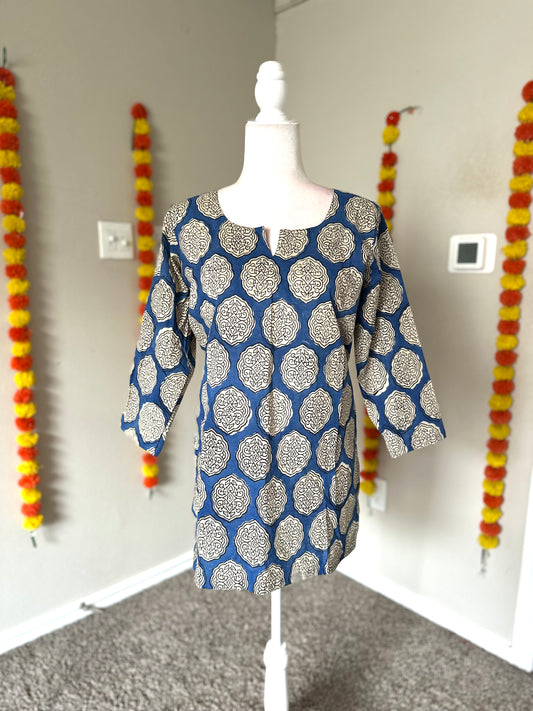 Blue Cotton Tunic
