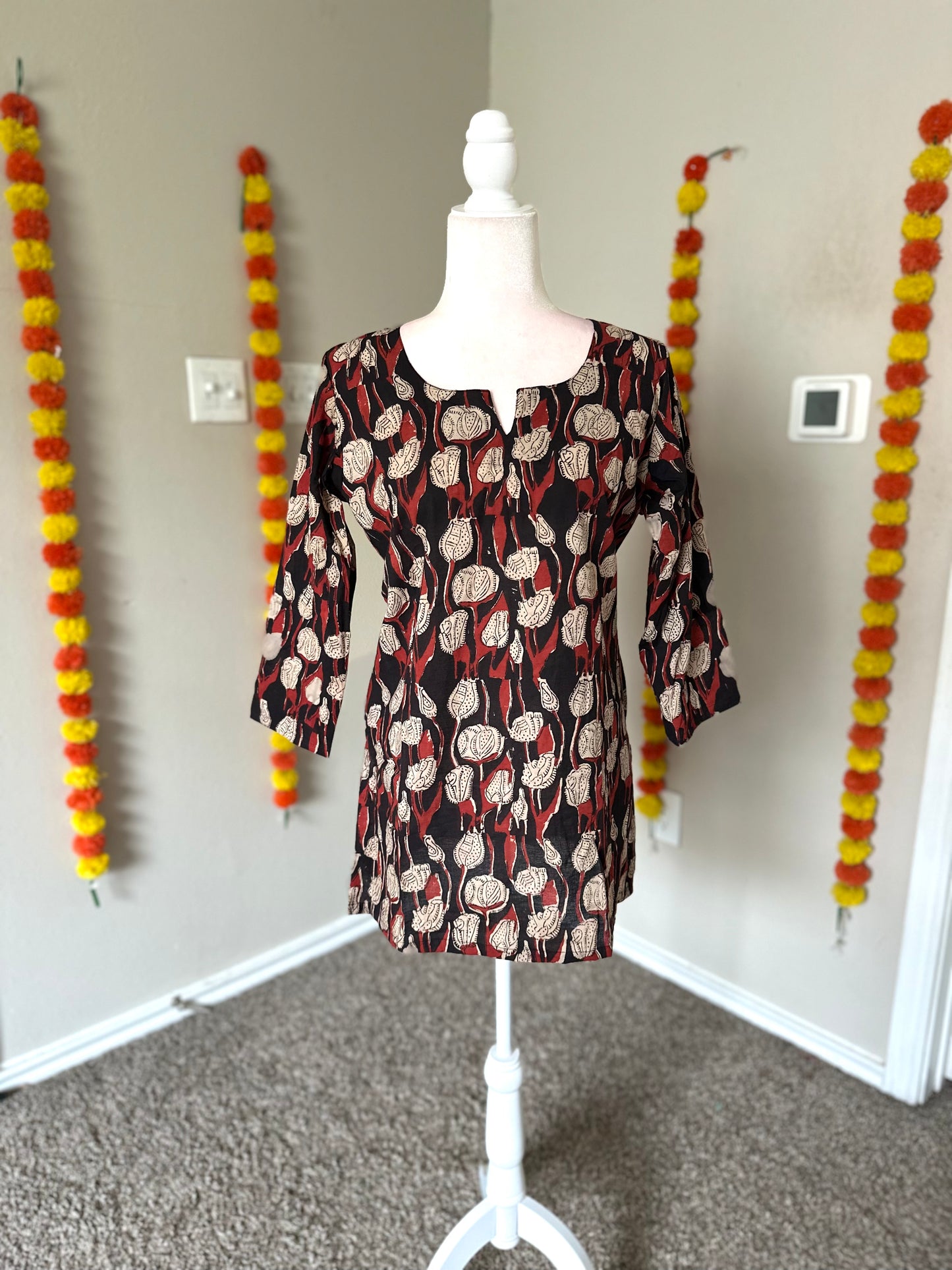 Black Cotton Tunic