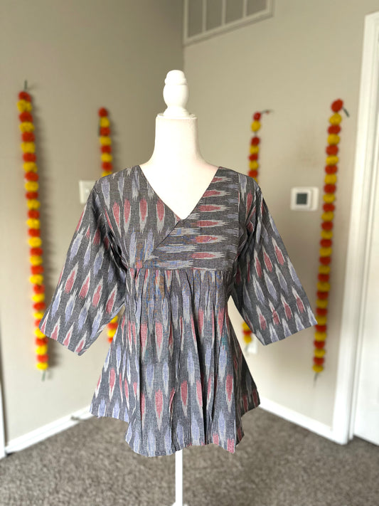 Grey Ikat Tunics