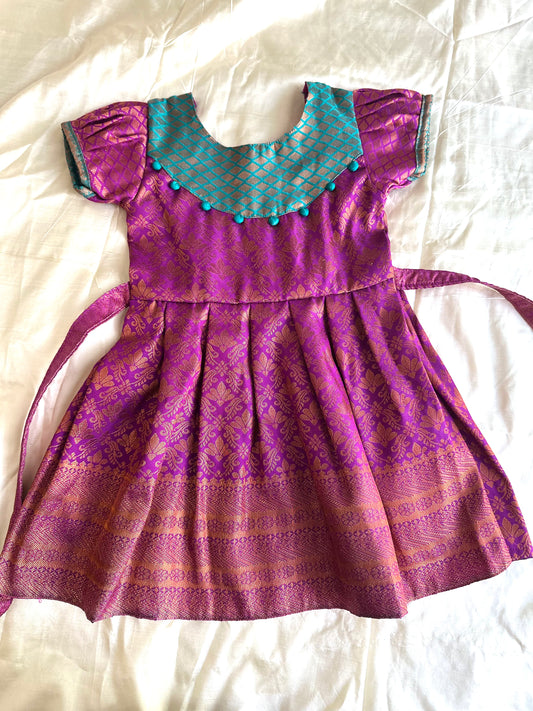 Pink ethnic  frock