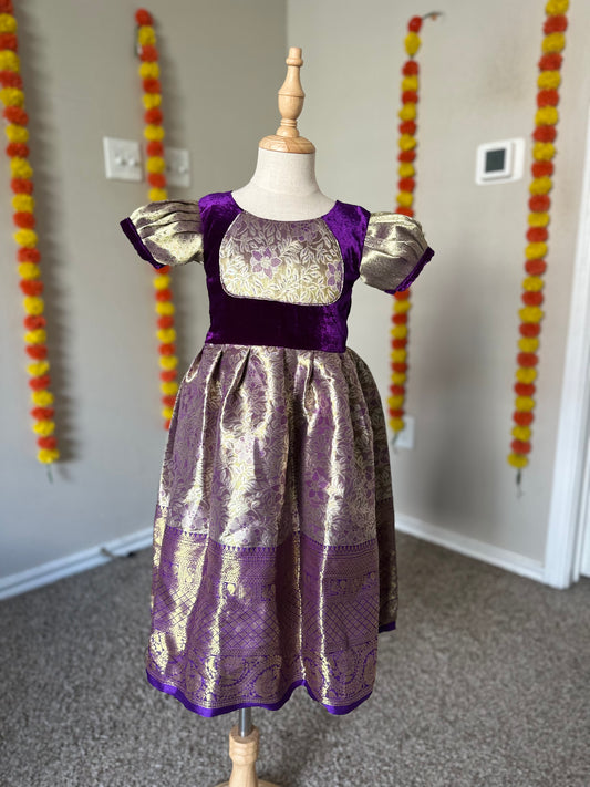 Purple Tissue frock