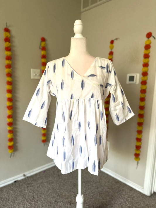White Ikat Tunics